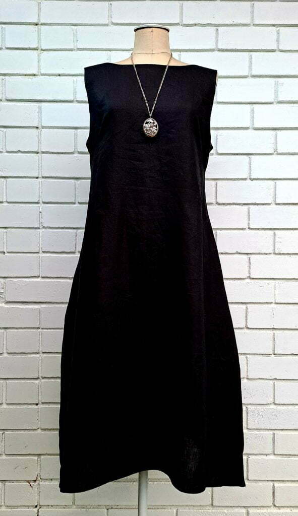 Boat neck dress