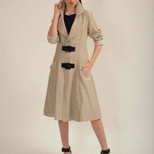 Ava Linen Coat